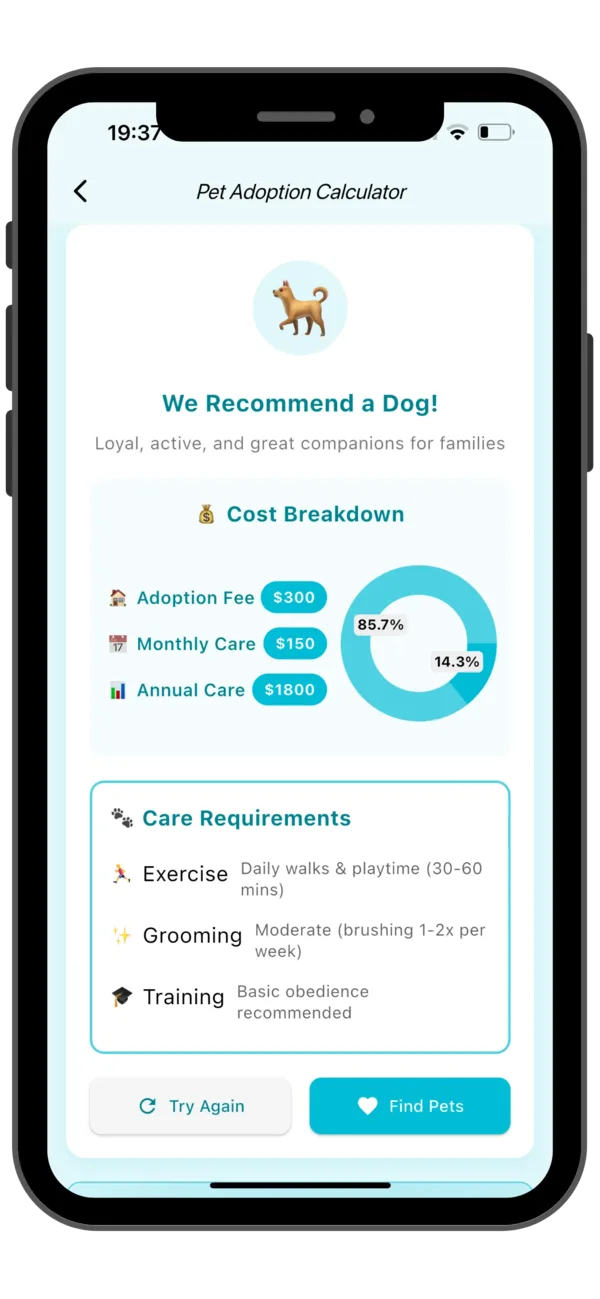Adoption Calculator